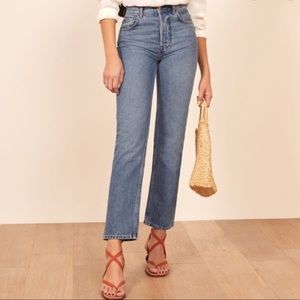 Reformation Jeans • Cynthia High Relaxed Aegean